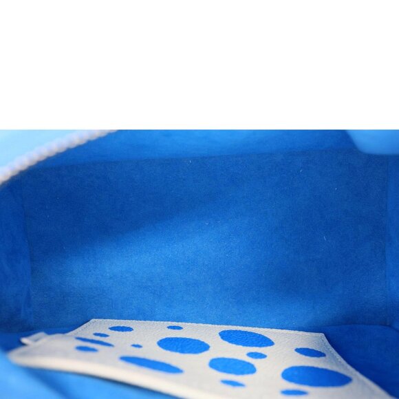 Louis Vuitton x Yayoi Kusama Speedy 20 Bandouliere Crossbody Bag Blue - Picture 12 of 14